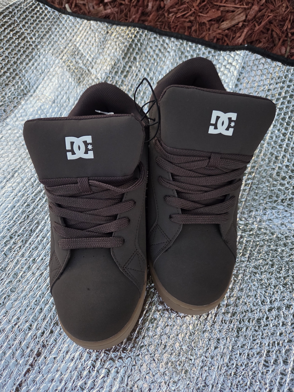DC Shoes Men's Black High-Top Skate Sneakers